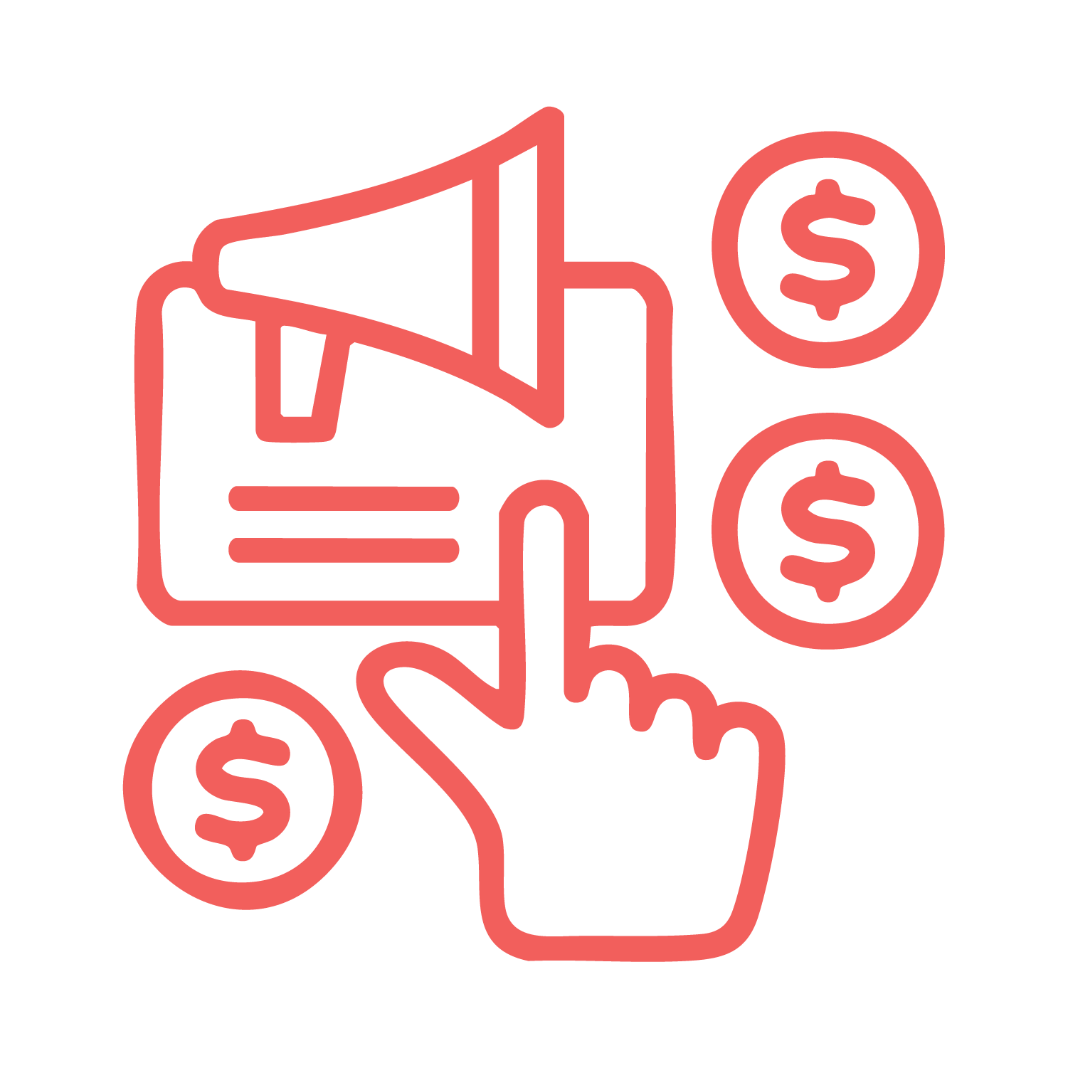 Budget campaigns icon