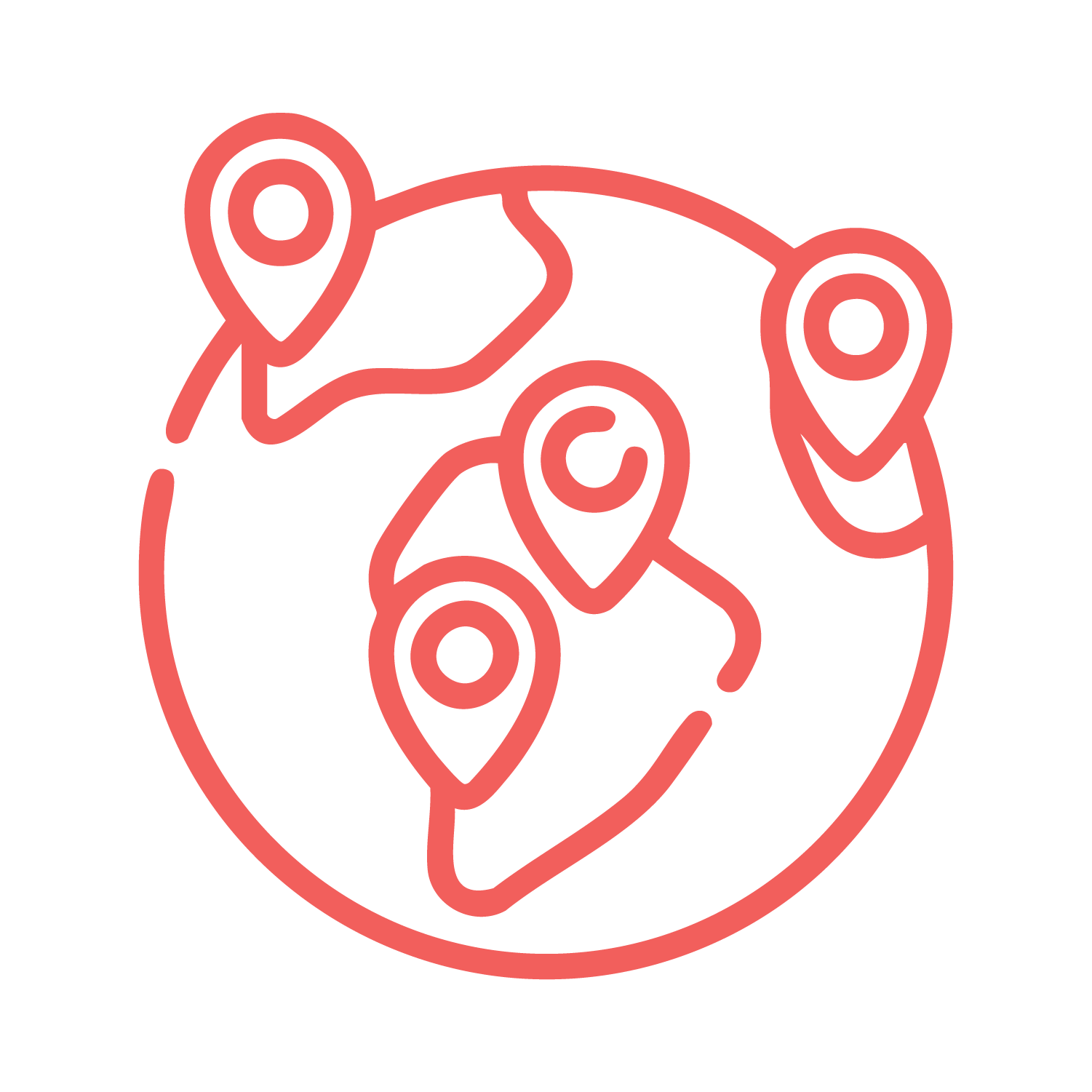 Global & local fulfillment icon